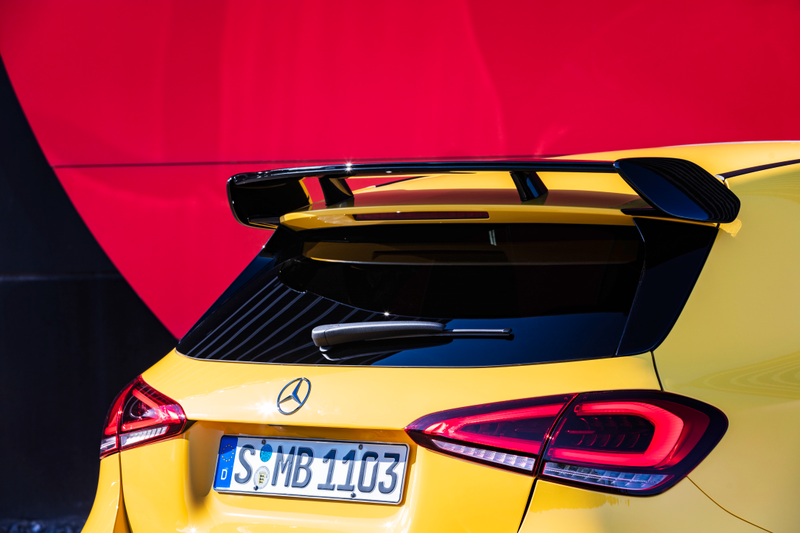 Illustration for article titled 2019 Mercedes-AMG A35: Benz's New Hot Hatch Has Toys for Your Next Track Day